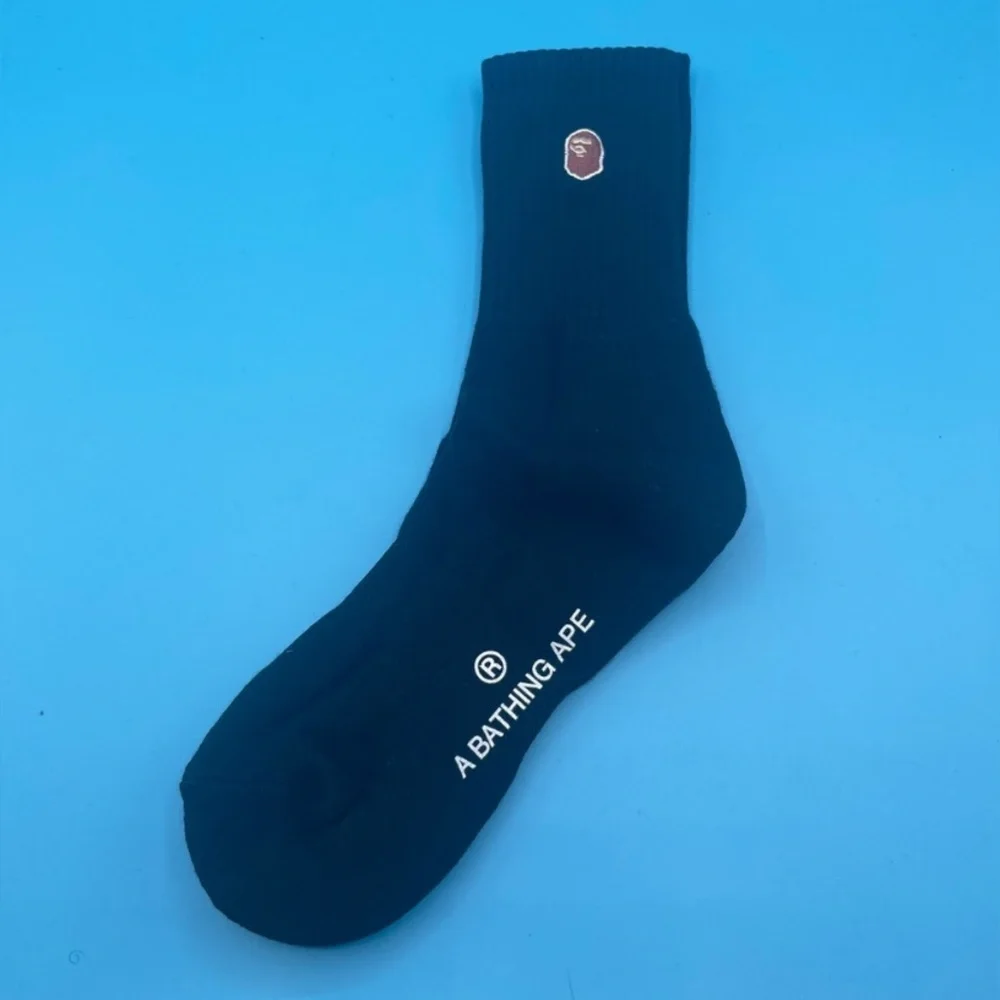 A Bathing Ape Black Casual Socks​ - Picture 2 of 4